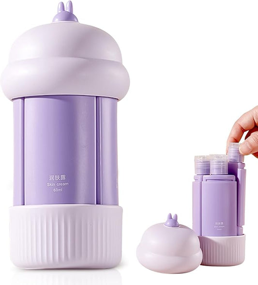 Silicone 4-in-1 Travel Container