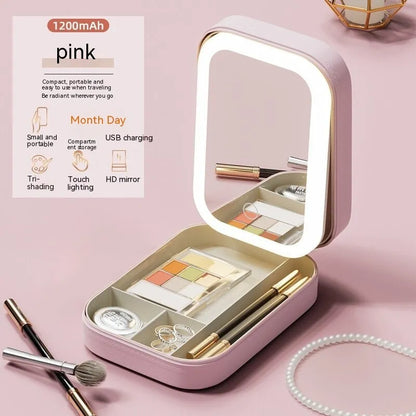 VivaGlam Makeup Bag with LED Mirror